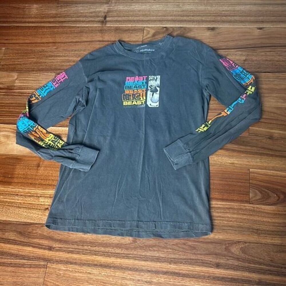 Mr beast men's unisex‎ vandal long sleeve shirt graphic tee